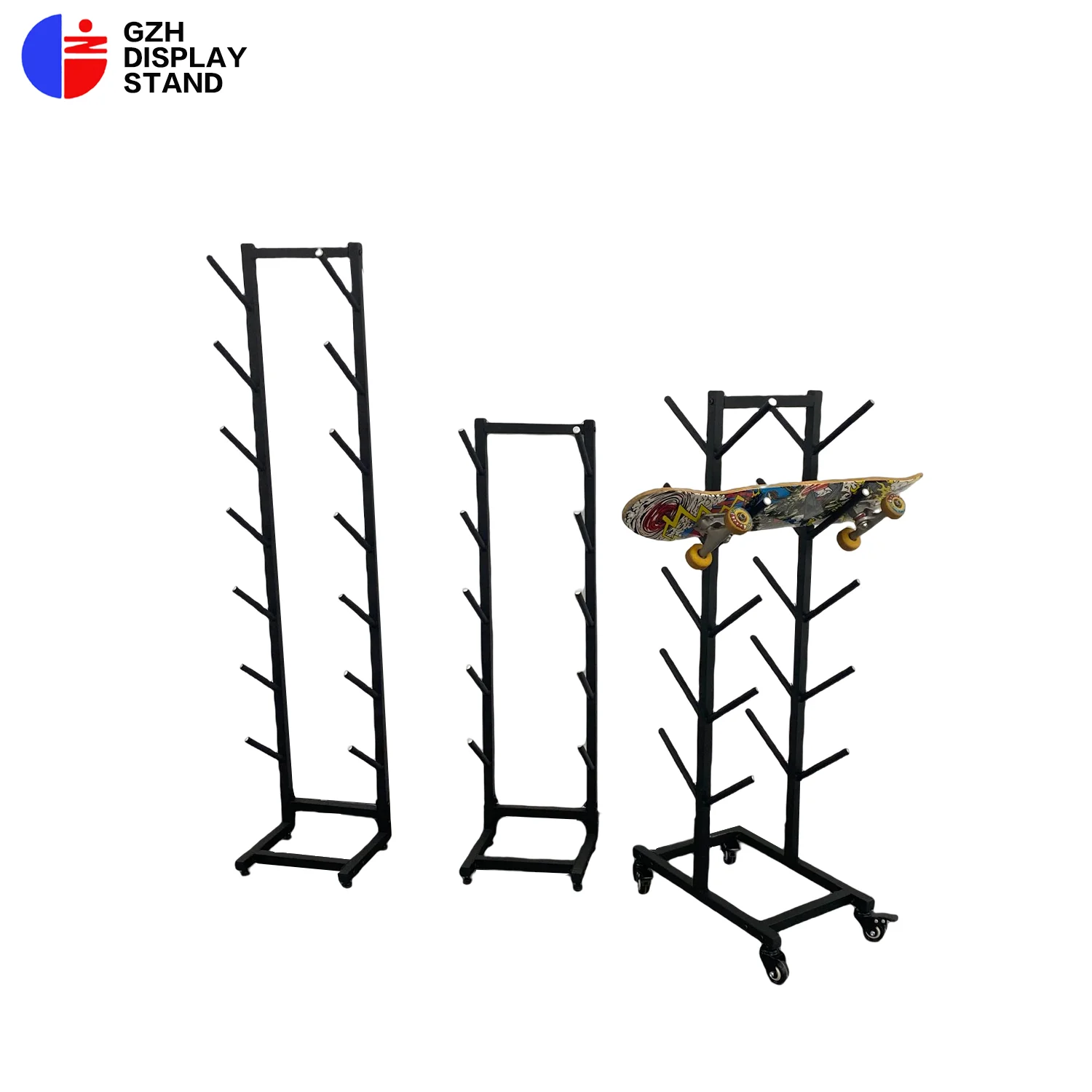 -GZH-2333 skateboard display stand (single/double-sided)