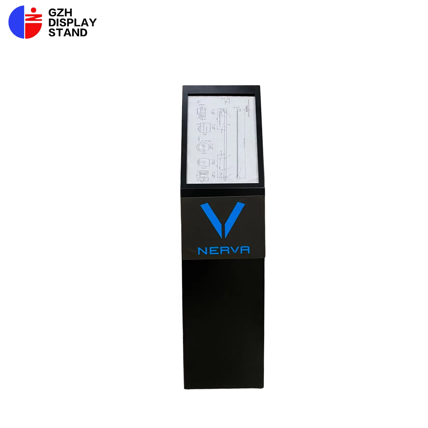 -GZH-1704I L-shaped floor advertising signage